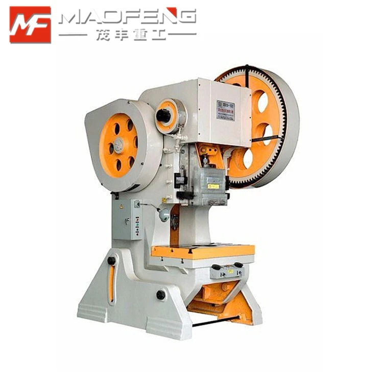 MAOFENG J23 160T 200T power press mechanical press machine for plate hole punching