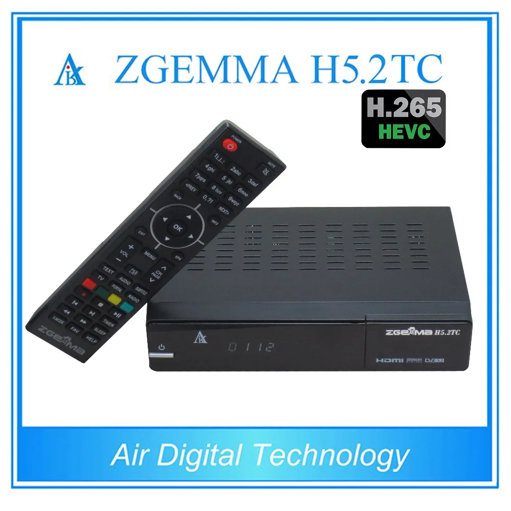 H.265/HEVC Decoding Box ZGEMMA H5.2TC FTA BCM73625 Linux OS Enigma2 Satelite/Combo Receiver DVB-S2+2*DVB-T2/C Dual Tuners