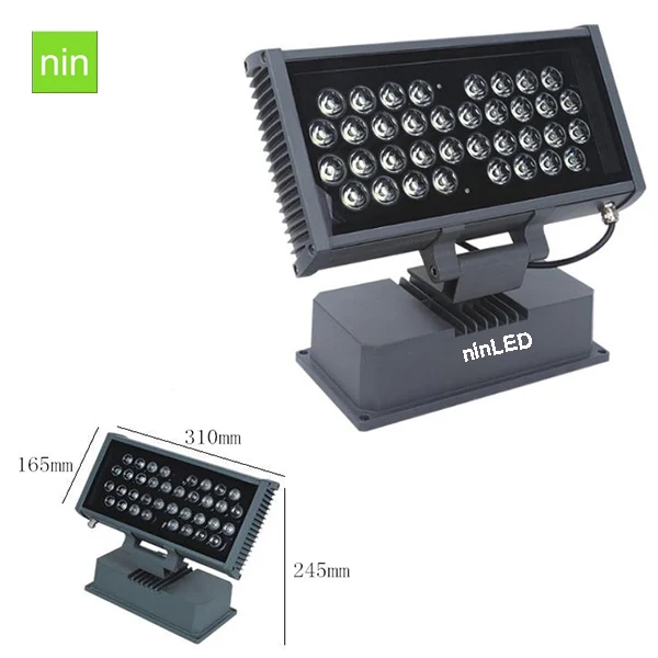 Wholesale 30 40 45 DEGREE DMX RGB LEDs outdoor 36w LED flood light