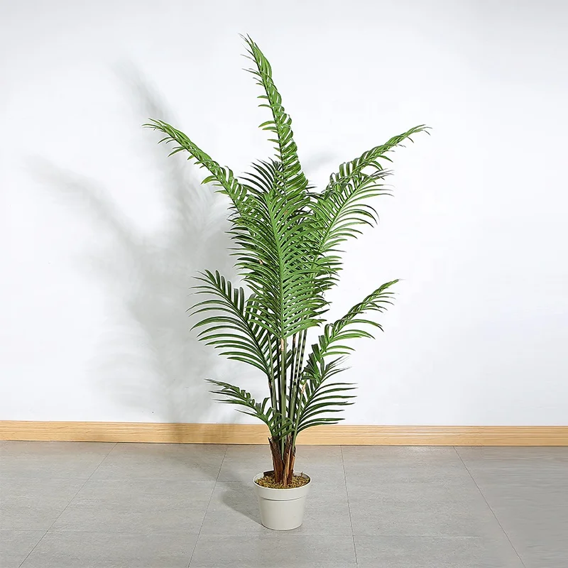145cm interior decoration green plant bonsai artificial palm tree rubber tree