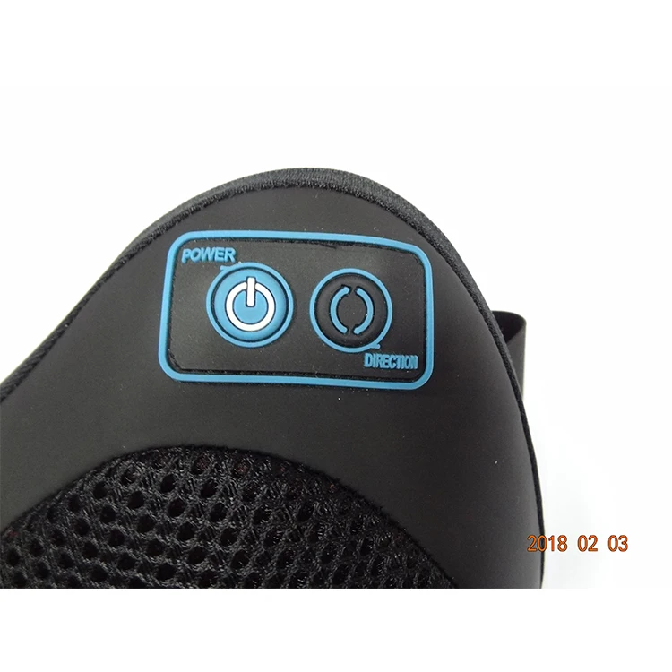 High-quality sell-hitting Electric Battery Operated Shiatsu and Heating Back Massage Pillow