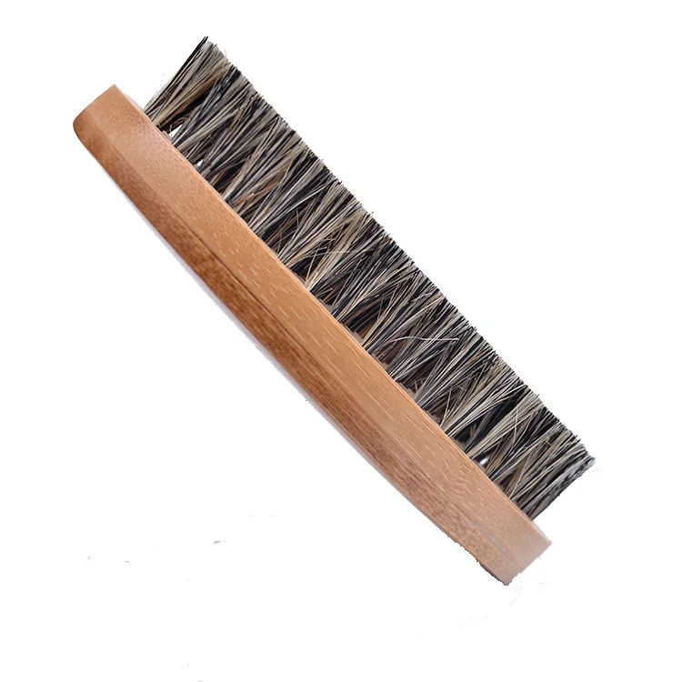 Низкий минимальный заказ, частная марка, мужской набор для ухода за бородой из бамбука с щеткой для бороды и расческой для бороды