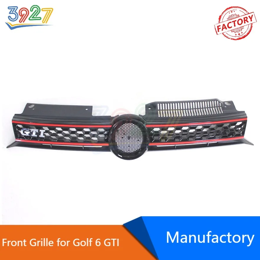 Auto Car Front Grille for VW Golf 6 MK6 GTI 2009 - 2012