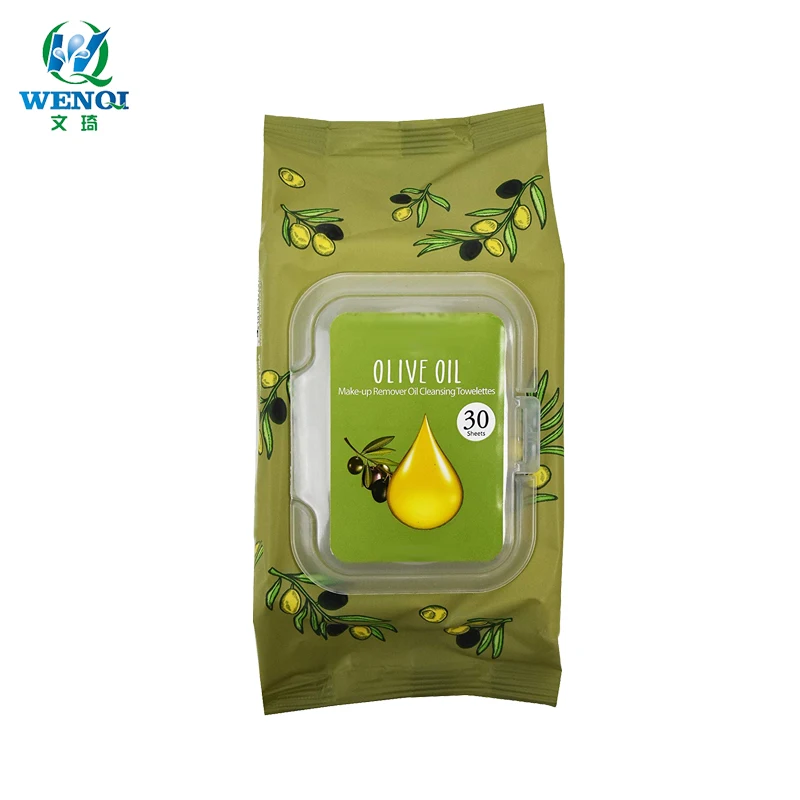 Make-up remover coconut oil cleansing towelettes