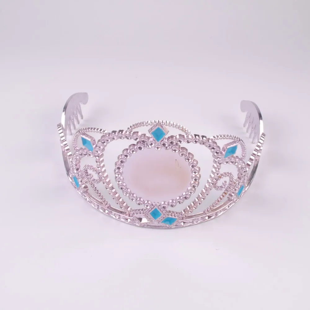 
Christmas gifts the latest fashion crown girls love plastic hair clips 