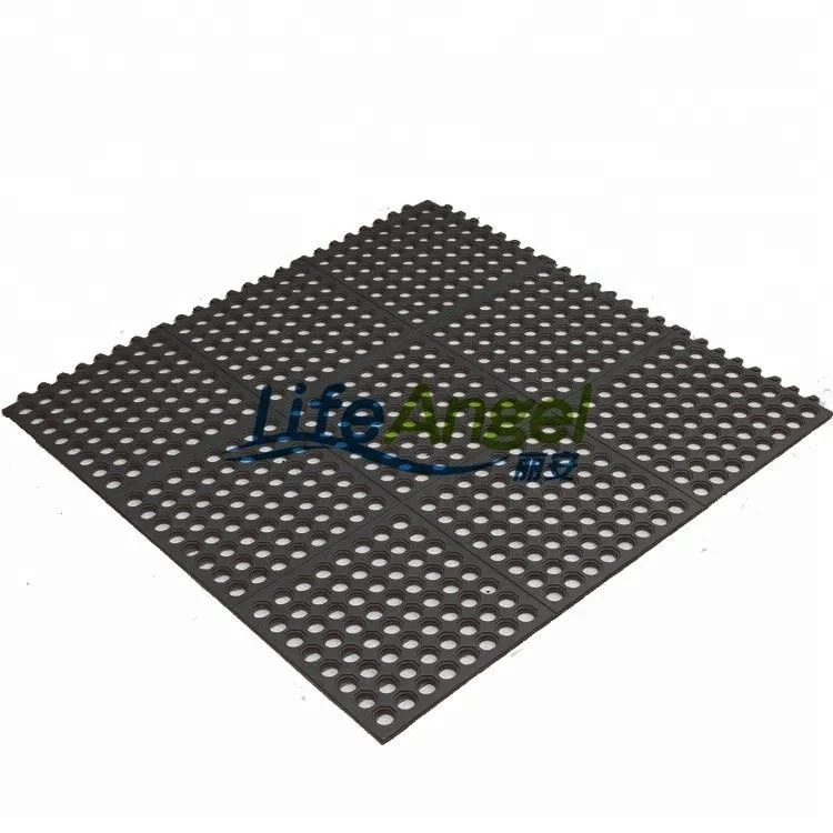Bathroom antislip Interlocking Rubber Floor Mat /Non-Skid Rubber Mat /Oil Resistance Hotel Rubber Mat