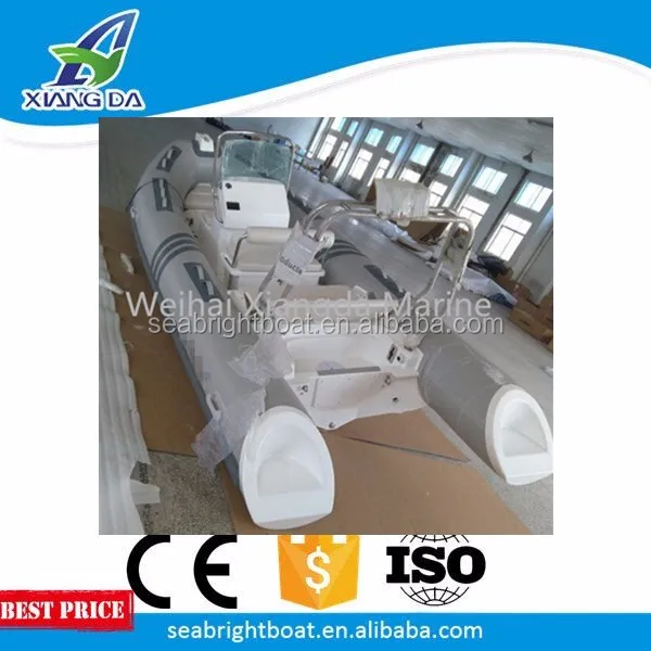 Large luxury fiberglass rowing boat