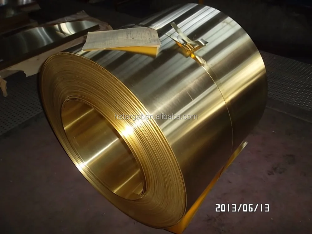 Bright Surface Polished Brass Strip C2680 For button/electric