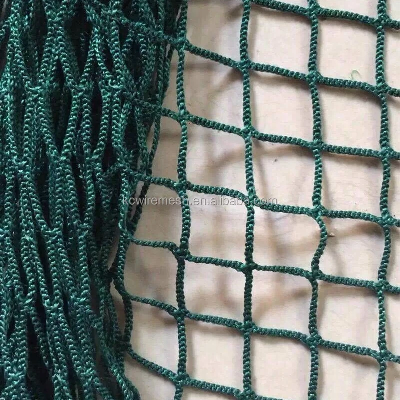 Factory!!!!! Best choose!!!! KangChen Polyester Raschel Knotless Sports Football Net ,Construction Safty Net