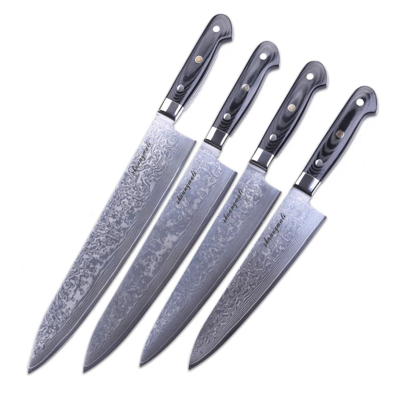 Professional 9 10 11 12 inch VG10 Japanese Damascus Chef Gyuto Knife