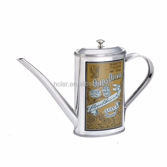 [Holar] Taiwan Made Oval Shaped Oil Can with Stainless Steel
