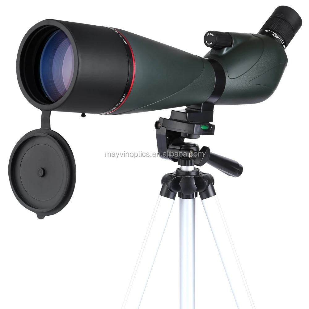 Factory New 20-60x80 Spotting Scope Bird Watching Portable FMC Optics Bak4 Prism Angled Spotting Scope with OEM Service for Sale