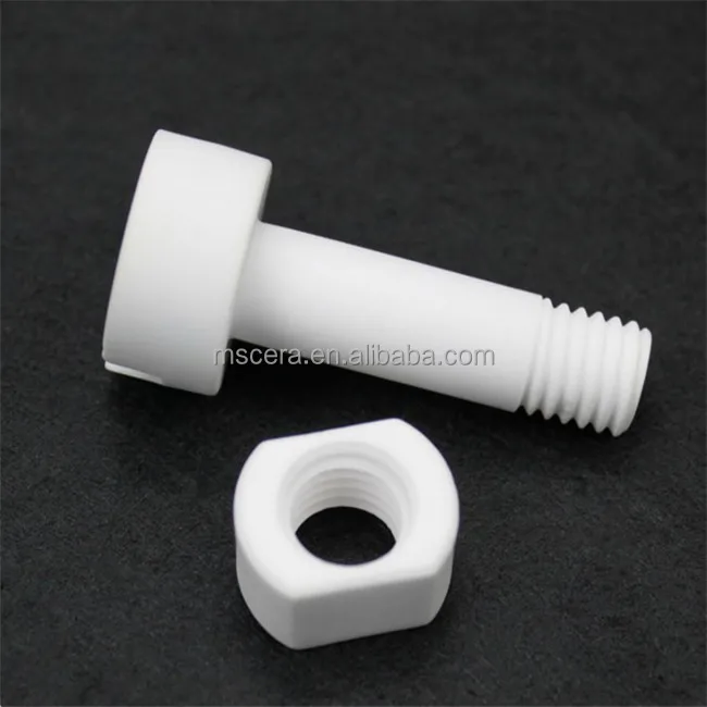 Insulator Porcelain Parts M6 Alumina/Zirconia Ceramic Screw