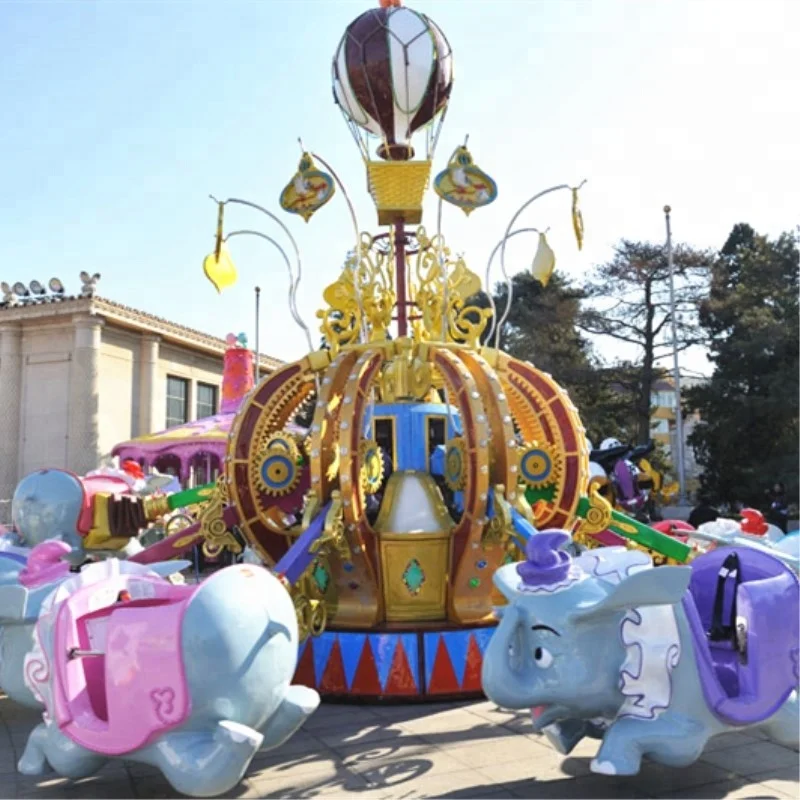 BAOLURIDES Flying elephant kids play park amusement park game