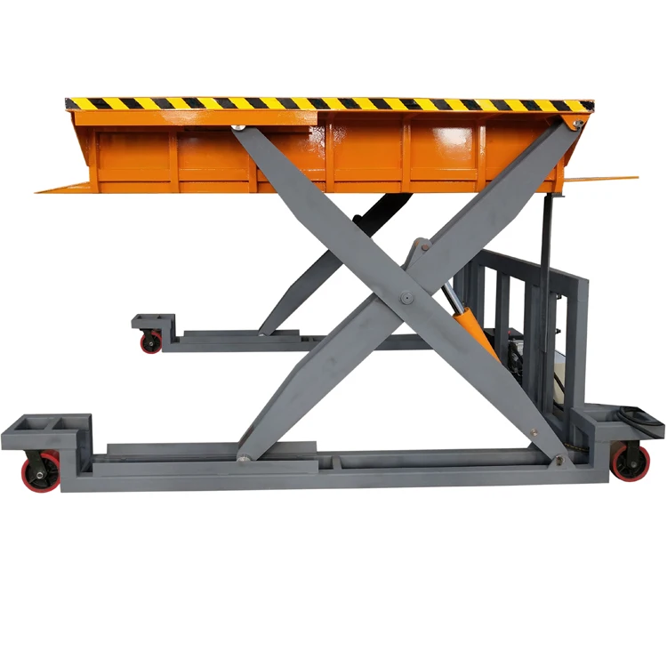 Movable stainless steel hydraulic shear lifting platform
