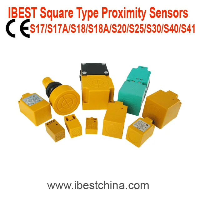 M12 Connector NPN/PNP NO+NC Output Inductive Proximity Sensor Switch 5V/12V/24VDC/AC110V/220V Metal Detector IP67 (IBEST)