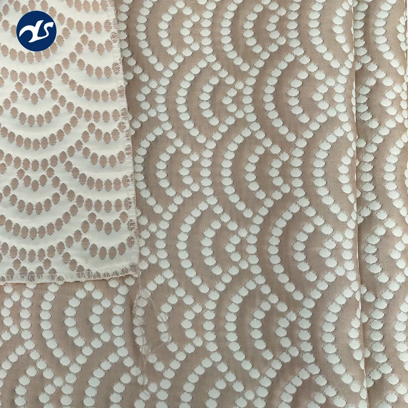 Cheap Price Polyester Textile Dobby Jacquard Fabric For Home