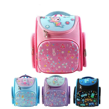 anime bag school  emboss folded hard shell  protective hipster school bag  backpack for kids