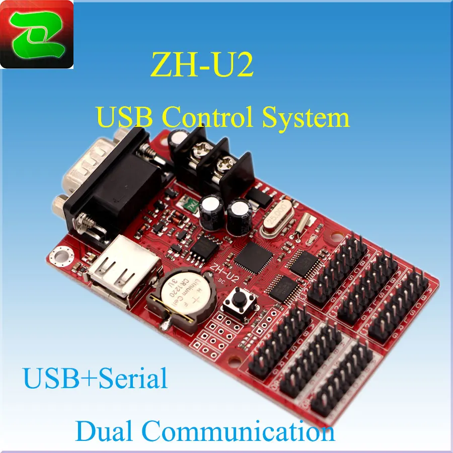 ZH-U2 USB Port WIFI+U Disk Led Display Controller Cards Led Module Controller