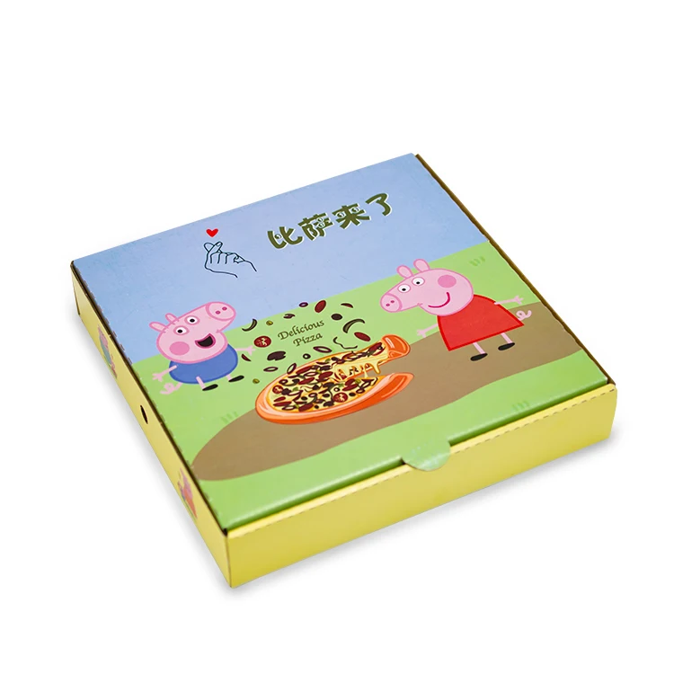 
white pizza box corrugated paper 