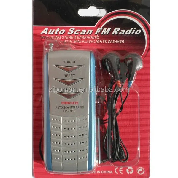 DK - 9918 OEM and ODM paint can shaped fm radio