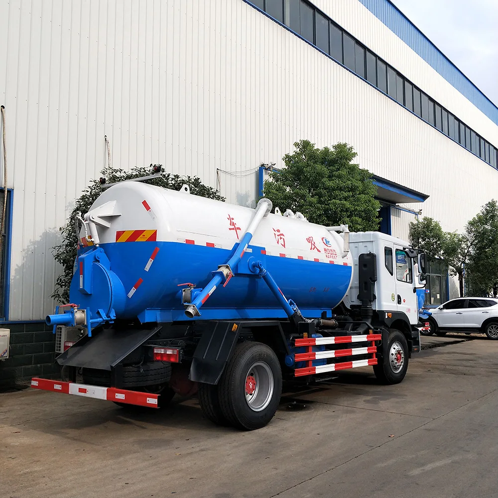 Low price 10m3 vacuum sewage suction tanker truck for sale