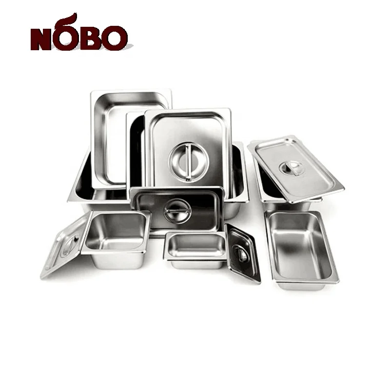 Restaurant deep steam table pan full size anti Jam perforate gastronom container pan stainless steel gn Pan