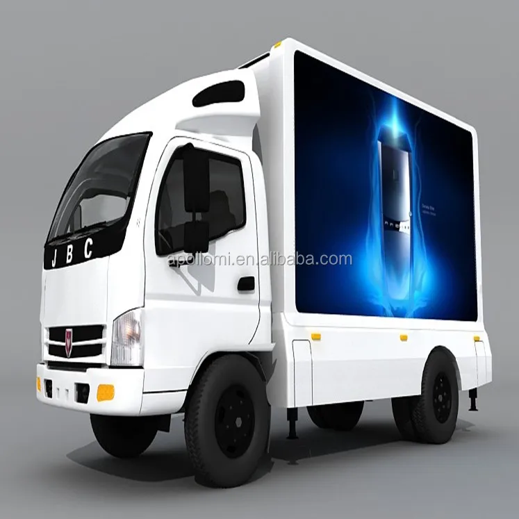 truck mobile led display panel moving led truck/trailer screen wall for advertising