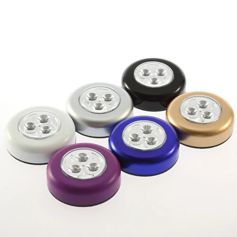 Налобный фонарь на 3 светодиодах батарейках Стик Нажмите сенсорный выключатель света светодиодные