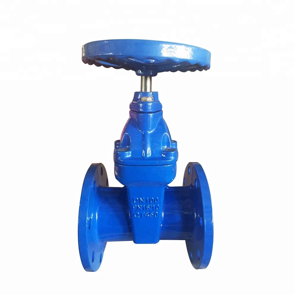 
DIN 3352 F4 DN50 PN16 Cast Iron CI OS&Y Resilient Seated Flange end Gate Valve 