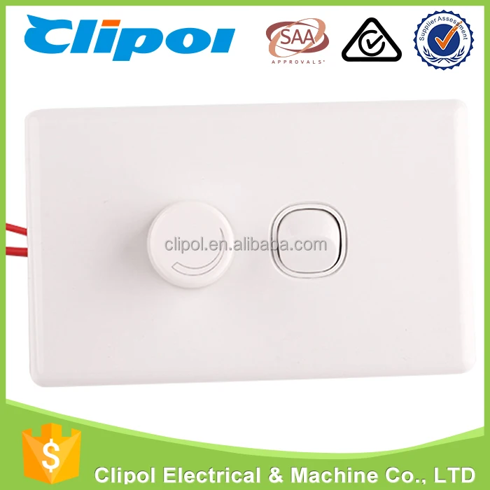 Wall Light Switch Accessories 450W Rotary Small Dimmer for Lamp