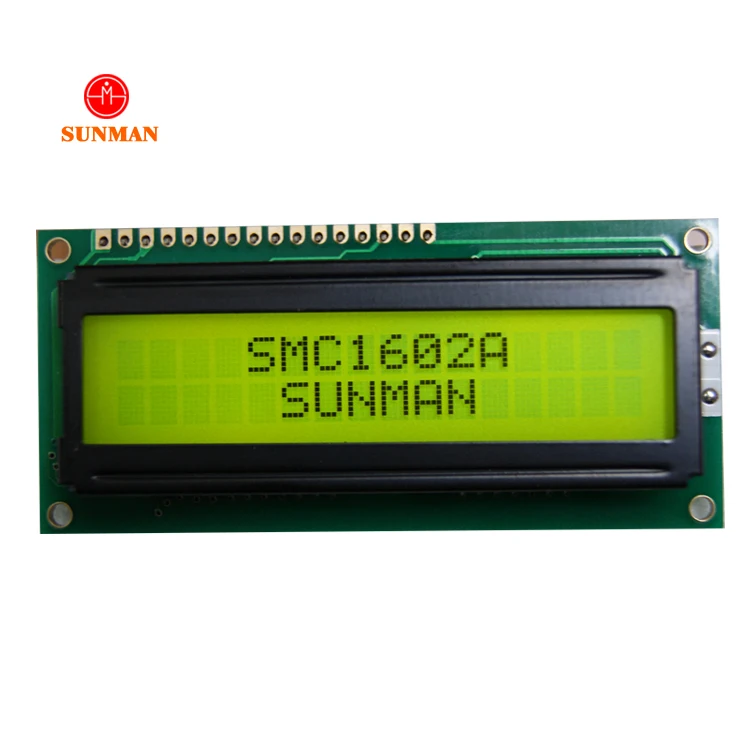 Custom module line character lcd 1602 16x2 lcd monitor 1602 5v i2c blue screen and white code