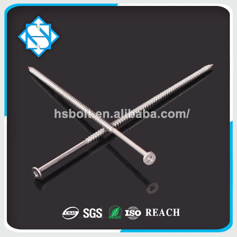 Top Quality Stainless Steel DIN EN ISO 7046 Phillips Fine Thread Long Machine Screw with CSK Head