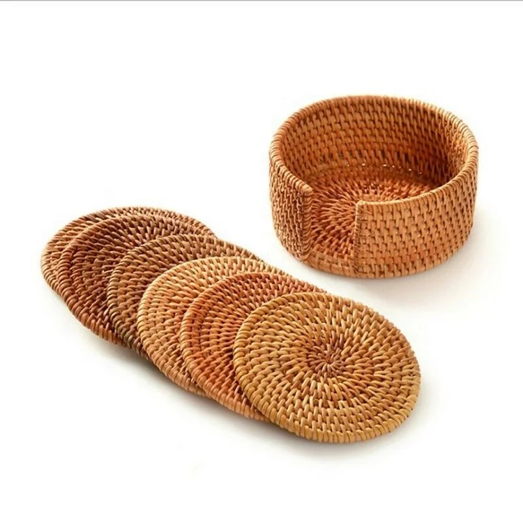 China Factory Suppliers Table Accessories New Products Round Rattan Placemats