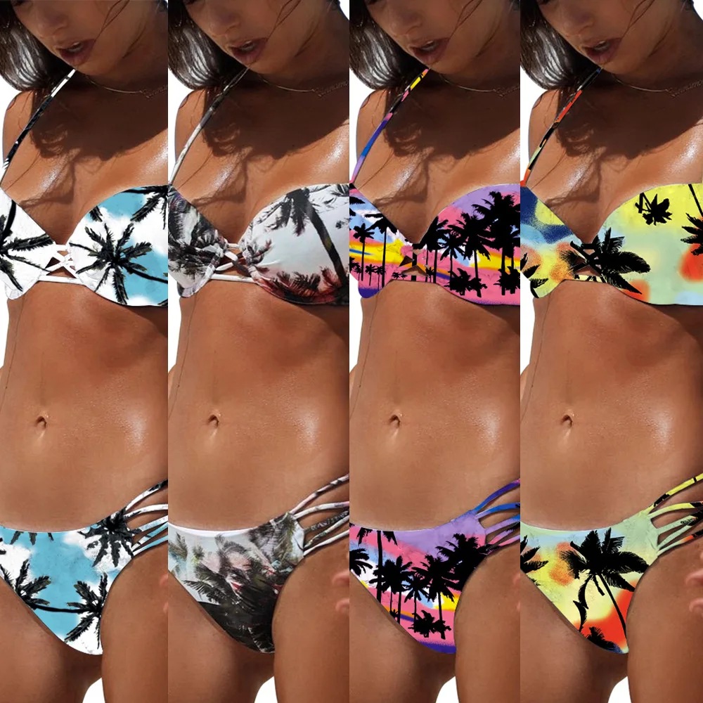 country flag swimming suit bikini for women