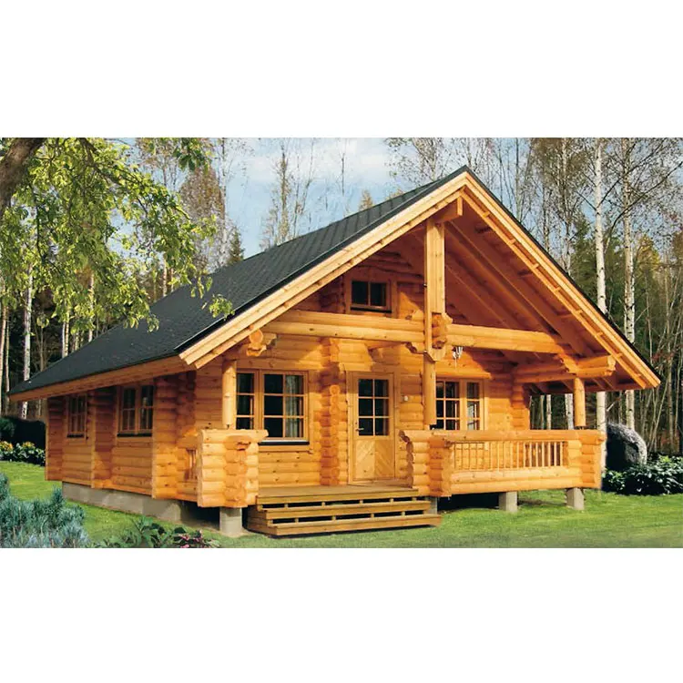 Durable garden storage house leisure prefabricated wooden house