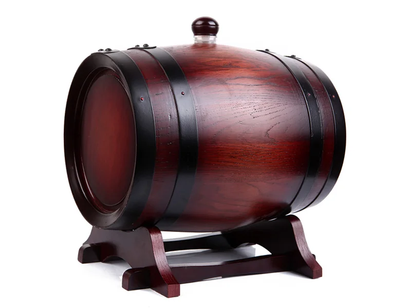 custom wood oak whiskey barrel