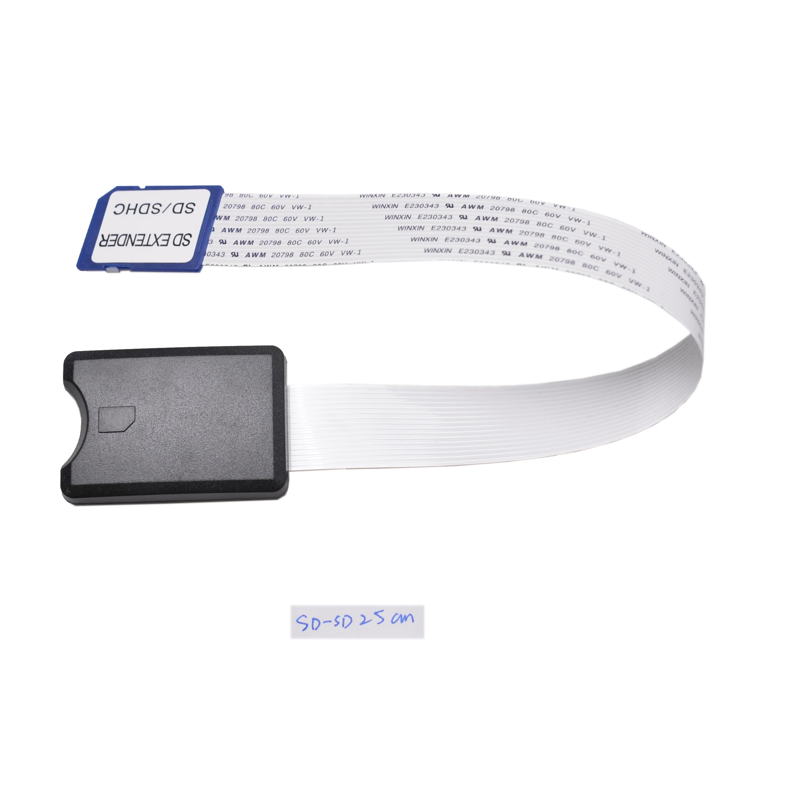 10cm to 60cm SD transition extension cable, SD extender cable for GPS Macbook Raspberry Pi 3D Printer