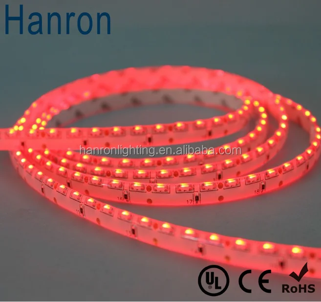 Side lighting smd 335 3014 led flexible strip tape light 12V 120led/m IP65 sicilon glue waterproof