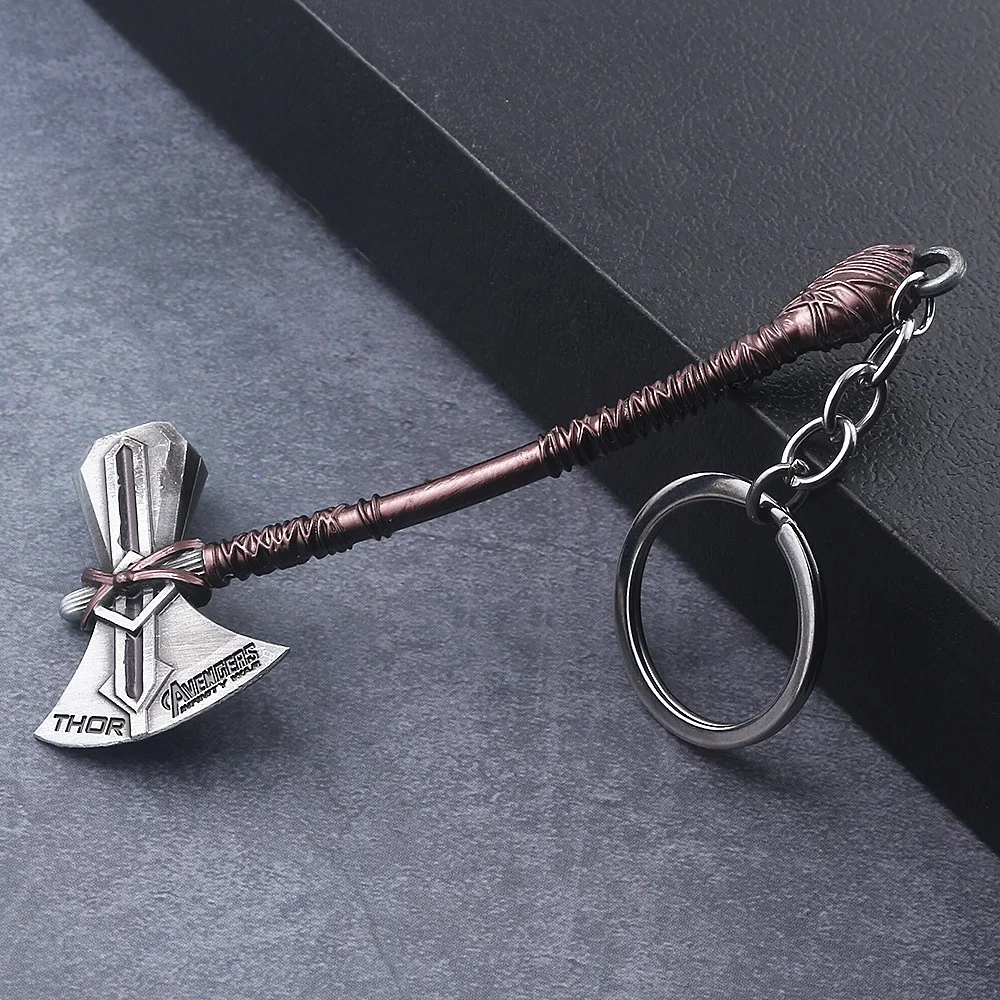 Брелок Marvel storm tomahawk, сувенирный брелок молот Тора, оптовая продажа
