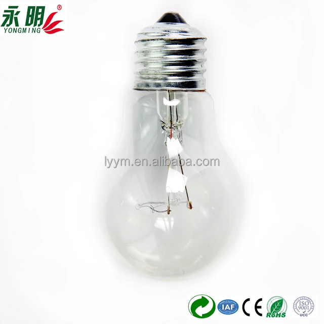 Clear  Incandescent bulb 220v 60w 40W 100W  150W  200W  E27 B22  Glass material  Edison light bulb Old style electric light bulb