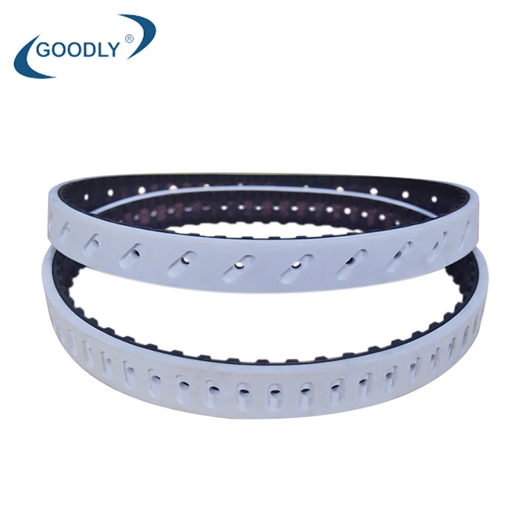 Vertical packaging machine sink hole vulcanized rubber timing belt