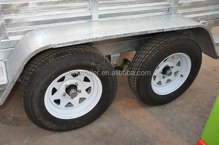 Горячеоцинкованный 8x5 9*5 тандемный опрокидной прицеп