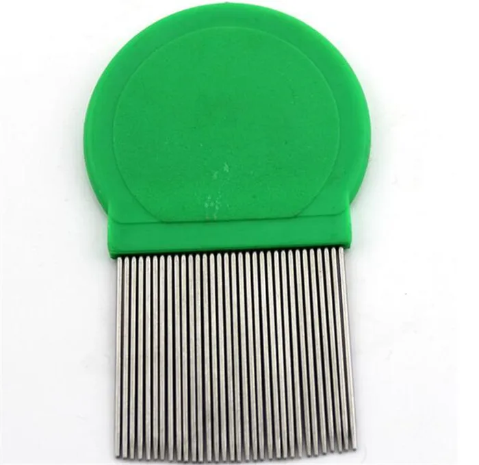 Stainless steel long needle fine toothed comb fleas removal lice combs