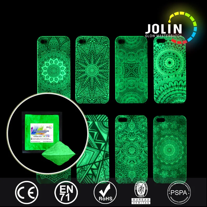 Лучший сине-зеленый фосфоресцирующий светящийся в темном пигментном порошке