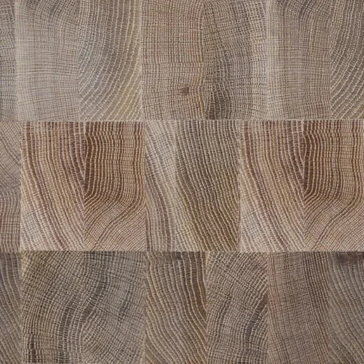 
Unfinished Natural Color Timber Flooring Solid Oak End Grain Cladding Wood 