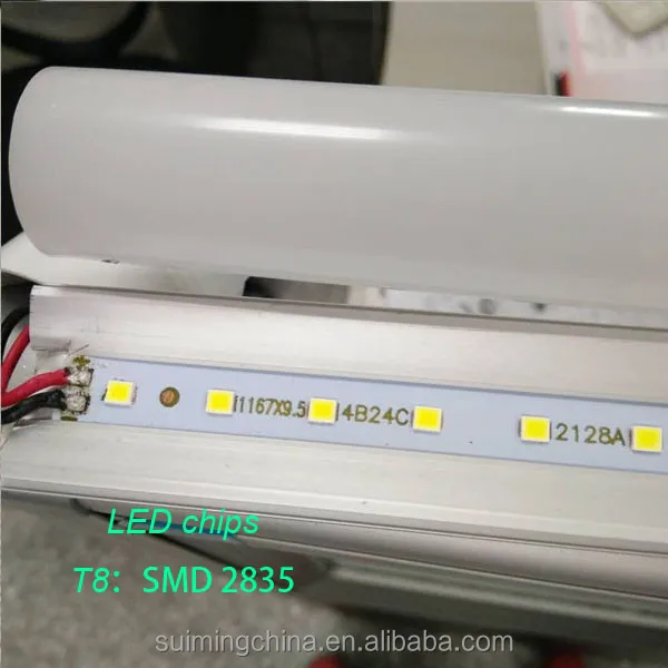 China machine high lumen white 14w 1.1m t5 ip65 waterproof t8 led tube yellow for school