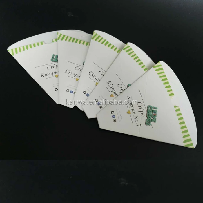 food grade perforated crepe packaging cone paper