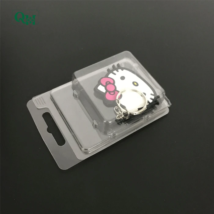 
High quality blister packaging PET box for Hello kitty key ring 