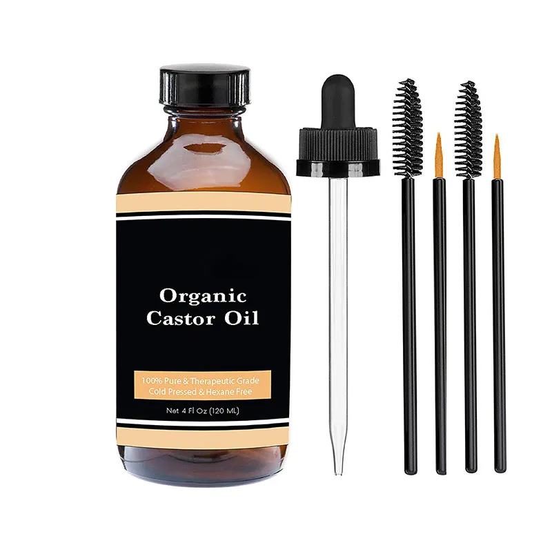 Private Label эфирные масла средства ухода за кожей лица масло Ресницы Рост сыворотка тушь для ресниц кисточки комплект натуральн